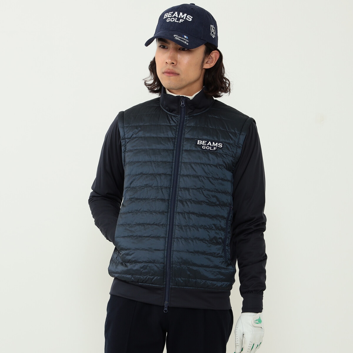 BEAMS GOLF PURPLE LABEL パッカブル 2WAY 中綿 ブルゾン(アウター