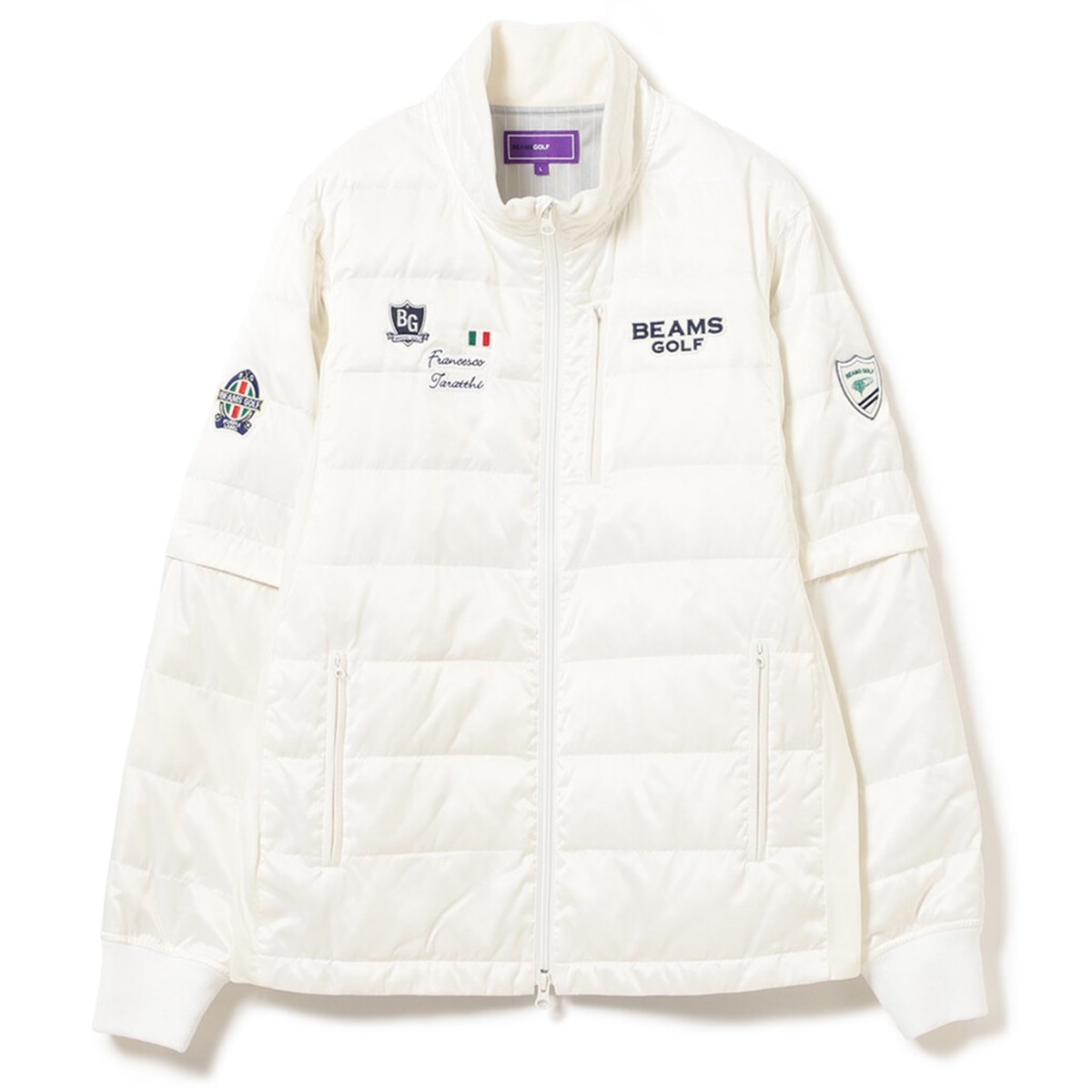 BEAMS GOLF PURPLE LABEL 2WAY タラッティ ダウン ジャケット(アウター