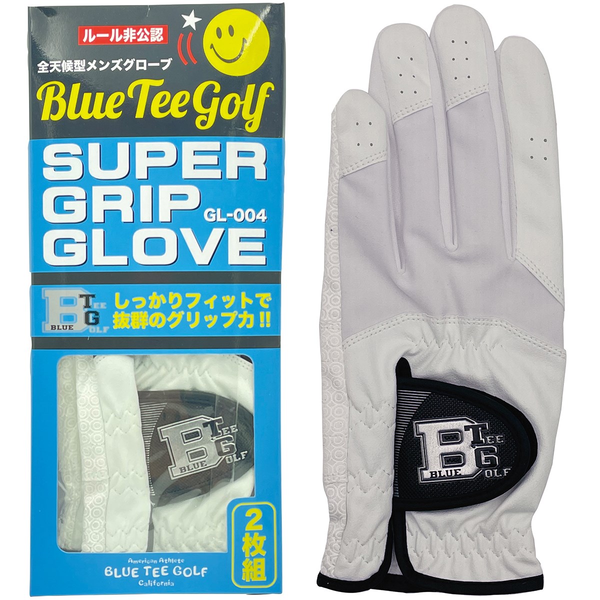 スーパーグリップグローブ 2枚セット(【男性】グローブ)|BLUE TEE GOLF(ブルーティーゴルフ) の通販 GDOゴルフ ショップ(0000685352)