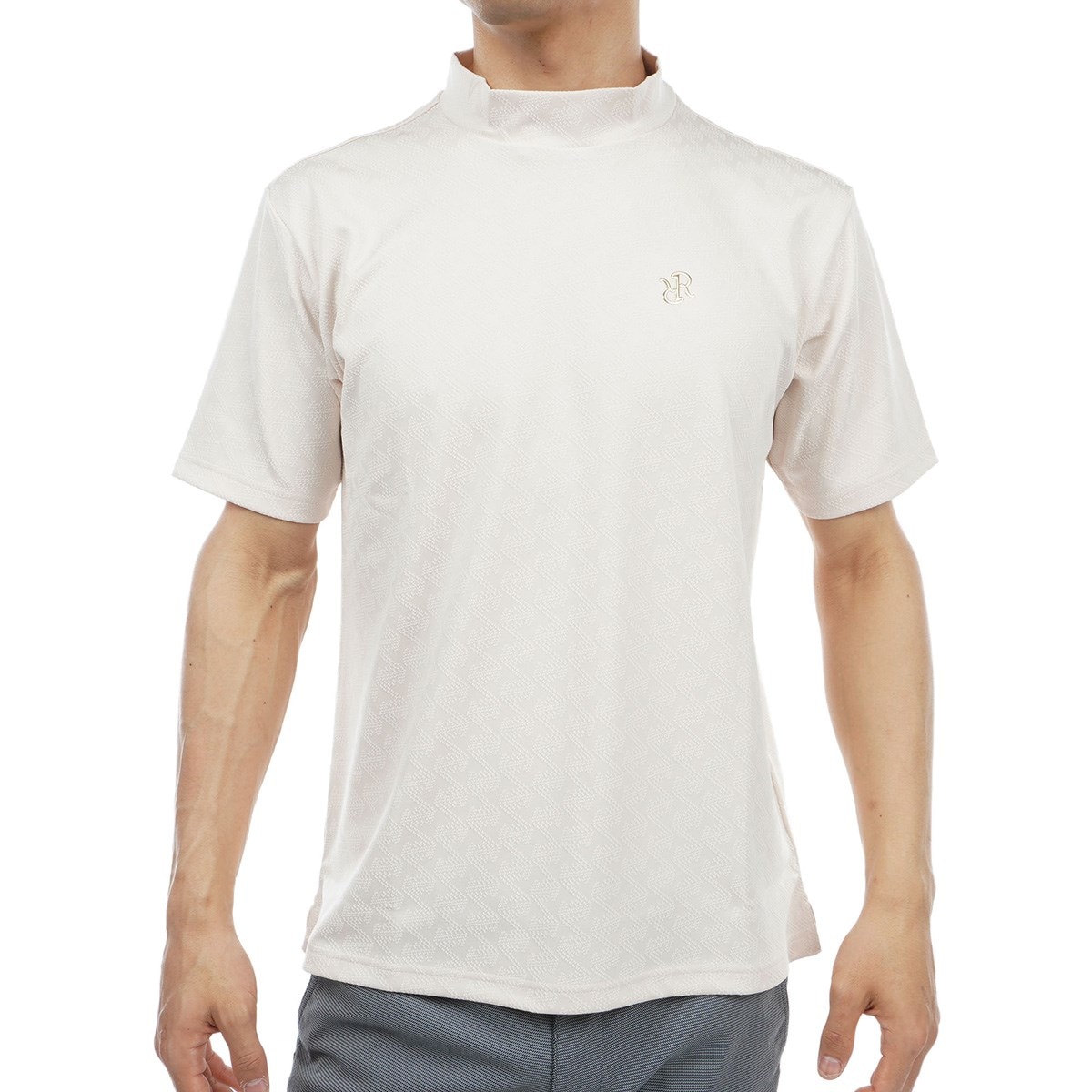 ナイキ ジャガードボーダーTシャツ モックネック XL NIKE GOLF