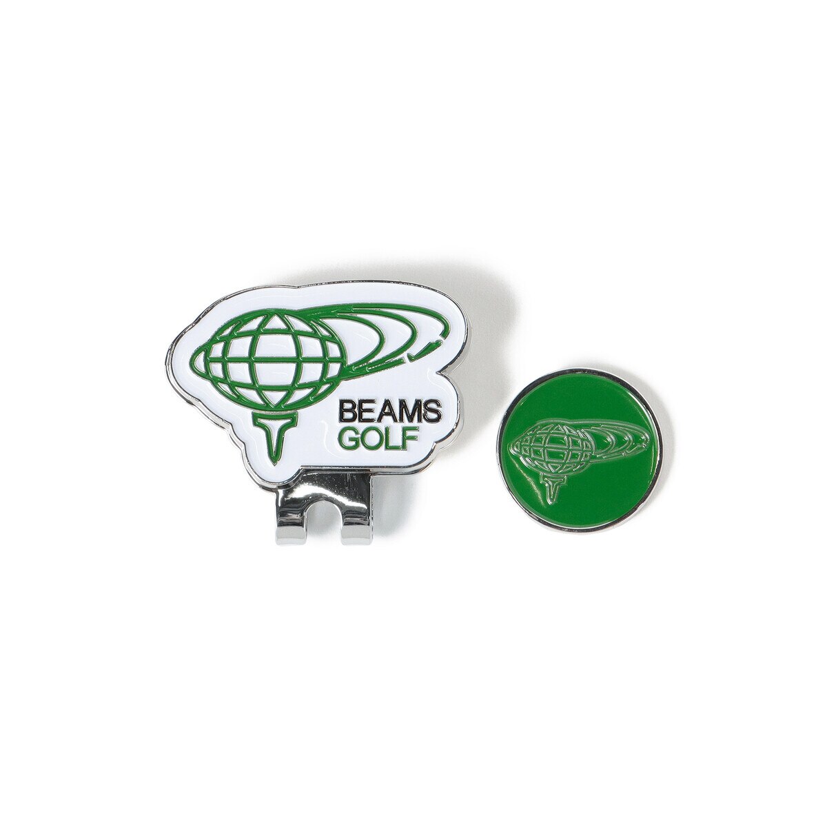 BEAMSGOLF - ビームスゴルフ　グリーンフォーク　クリップマーカー　セット BEAMS GOLF（ビームス ゴルフ）マーカー & フォーク セット