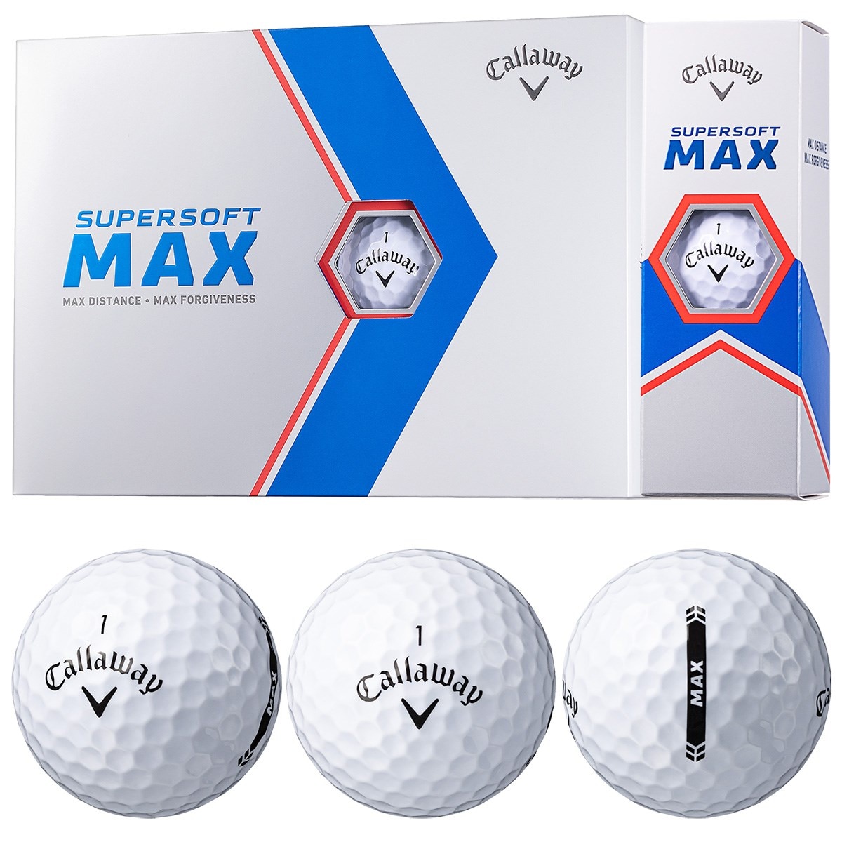 SUPERSOFT MAX ボール(ボール（新品）)|SUPERSOFT(キャロウェイゴルフ) 6430260120044の通販  GDOゴルフショップ(0000691563)