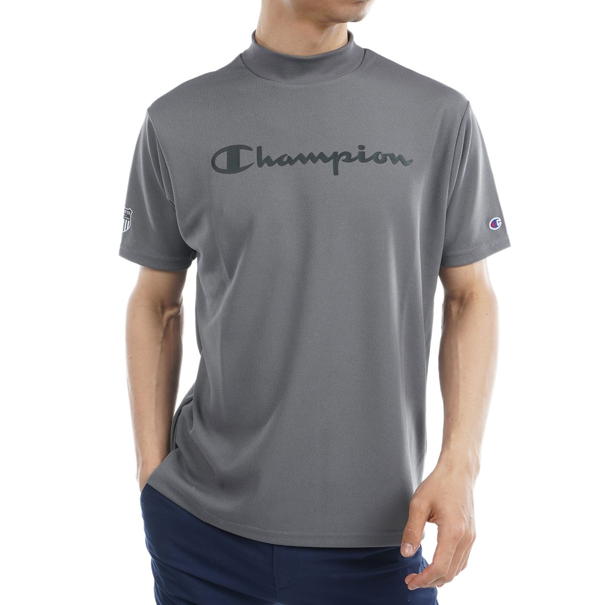 新品　マルボン　ゴルフ　メンズ　マックネックTシャツ　XLサイズ　ブラックゴルフ