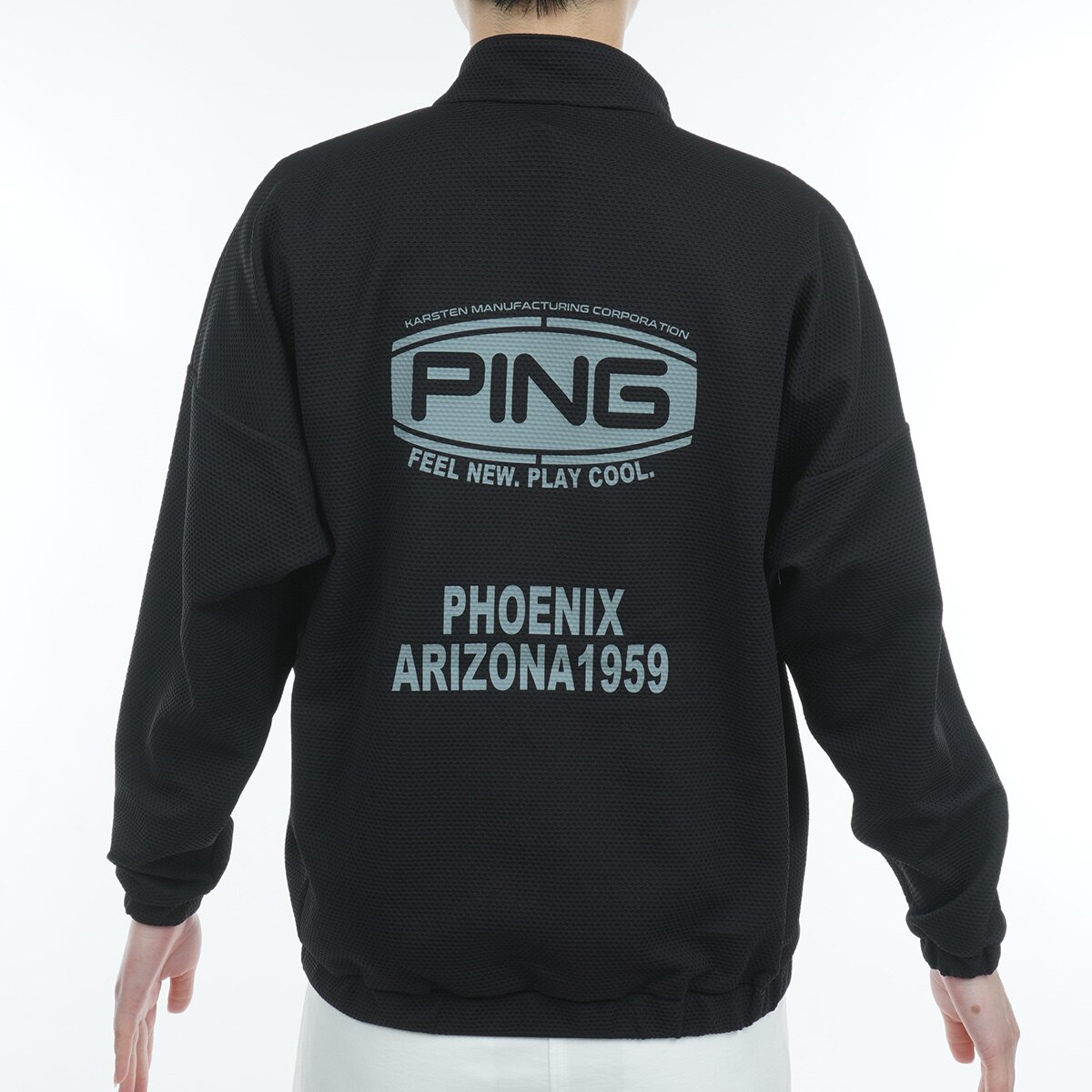 PING ピン ブルゾン ゴルフ ジャケット ストレッチ ハニカムメッシュ ピン PING ゴルフ ジャケット ストレッチ ハニカムメッシュ