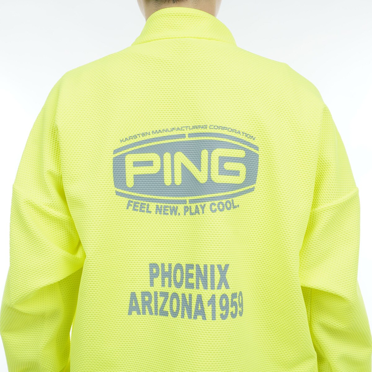 PING ピン ブルゾン ゴルフ ジャケット ストレッチ ハニカムメッシュ ピン PING ゴルフ ジャケット ストレッチ ハニカムメッシュ