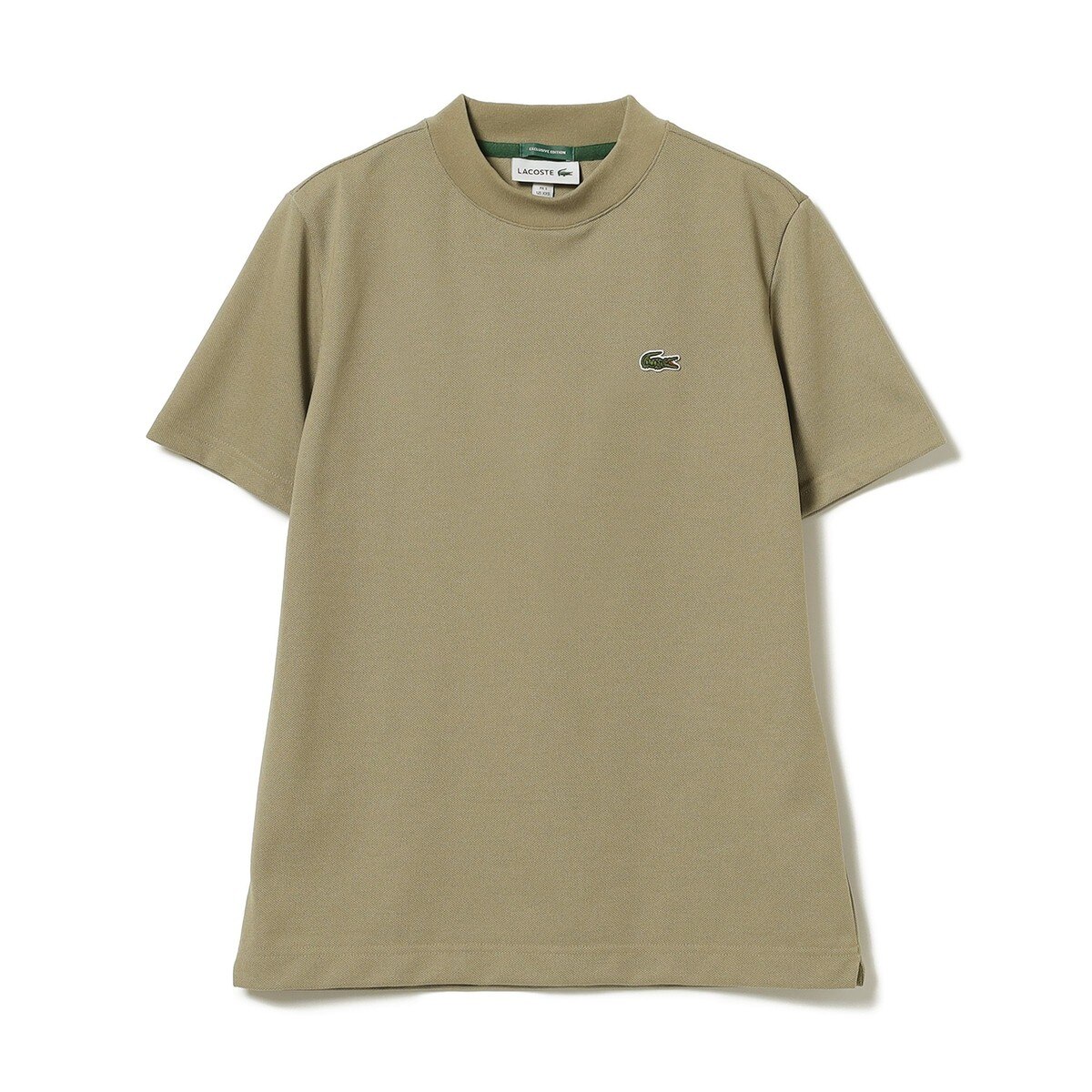 Lacoste for BEAMS GOLF 別注 モックネックシャツ レディス(半袖