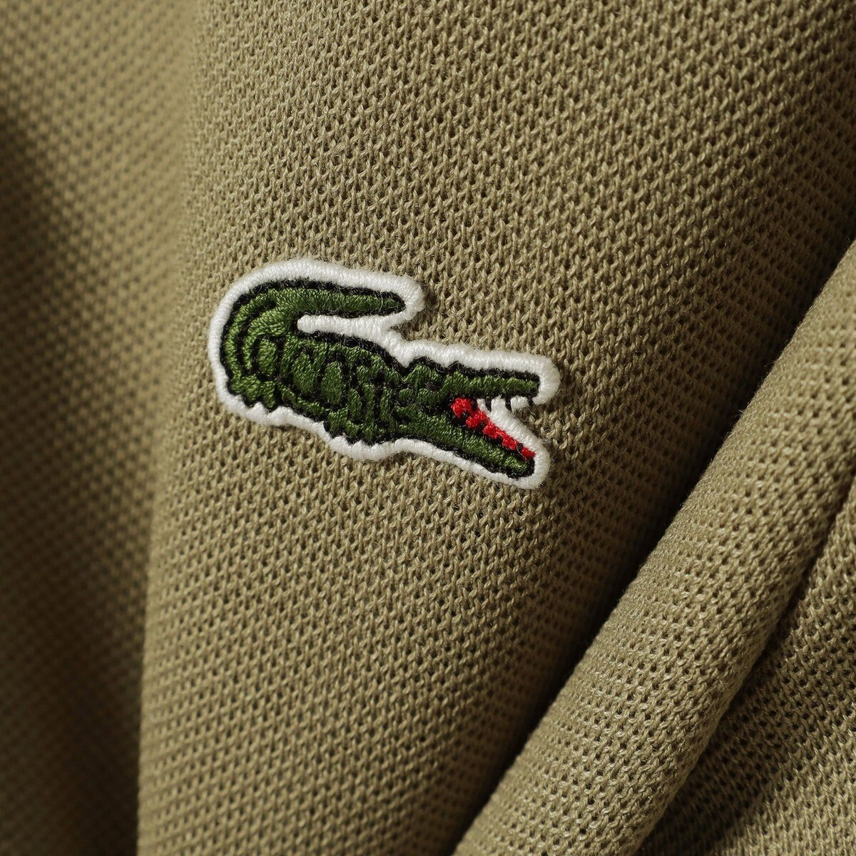 Lacoste for BEAMS GOLF 別注 モックネックシャツ レディス(半袖シャツ