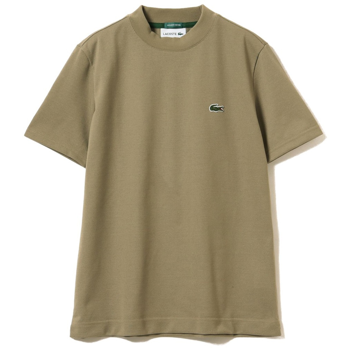 Lacoste for BEAMS GOLF 別注 モックネックシャツ レディス(半袖シャツ 