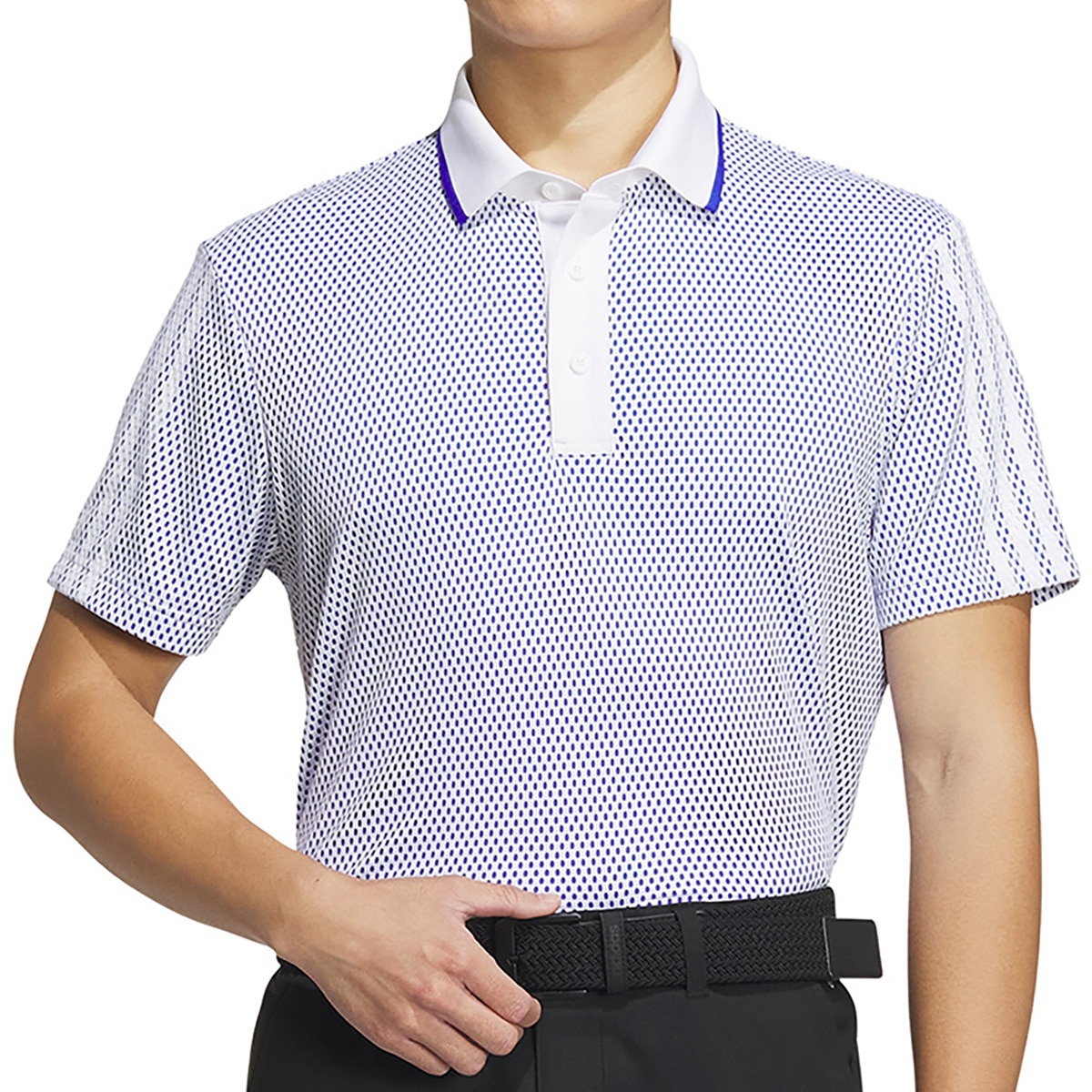 アディダス　Adidas　U365 ストレッチ メッシュレイヤード スリーストライプス 半袖ポロシャツ　レディス 口コミ・評価｜U365 ストレッチ メッシュレイヤード スリーストライプ