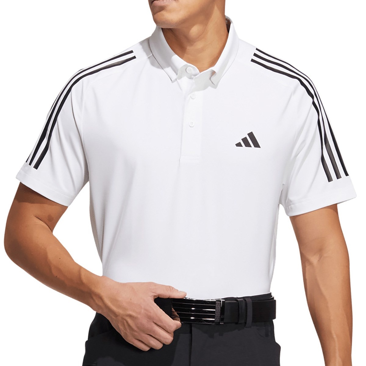 ADIDAS GOLF アディダスゴルフ 半袖ポロシャツ ブルー系 L