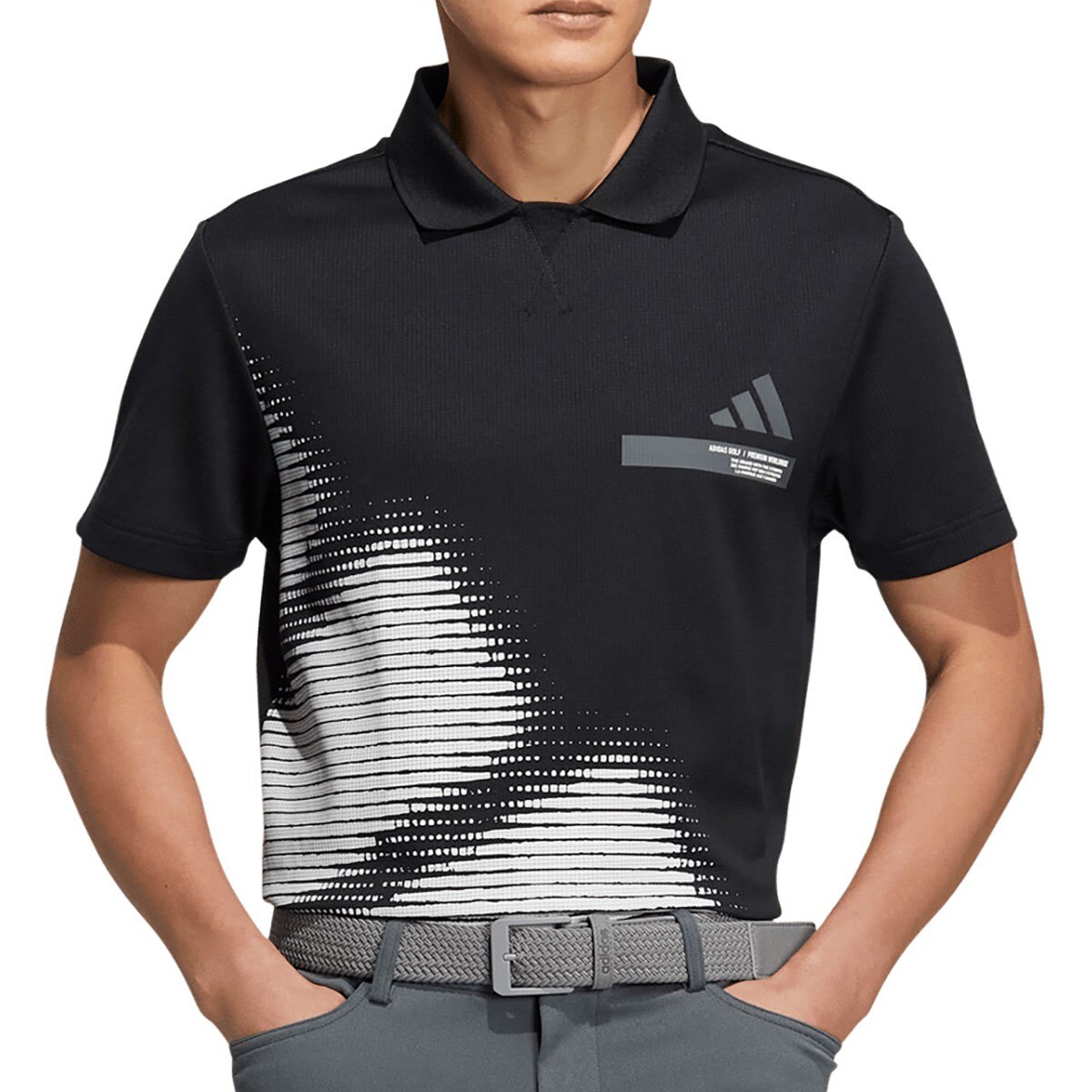 ビックアディダスロゴ 半袖スキッパーシャツ(半袖シャツ・ポロシャツ)|Adidas(アディダス) NMJ44の通販  GDOゴルフショップ(0000694168)