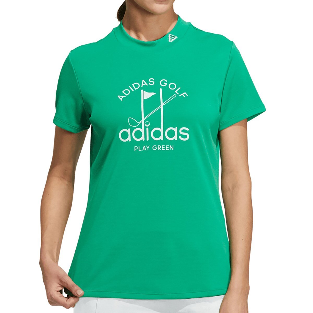 PLAY GREEN グラフィック半袖モックネックシャツ レディス(半袖シャツ・ポロシャツ)|Adidas(アディダス) NMJ59の通販  GDOゴルフショップ(0000694175)