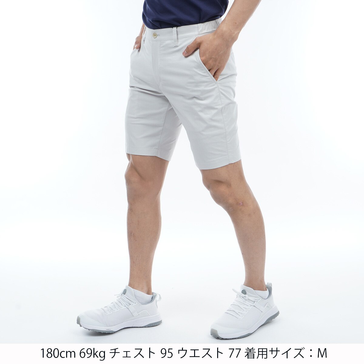 トーナルストライプ ストレッチハーフパンツ(ハーフパンツ)|TITLEIST