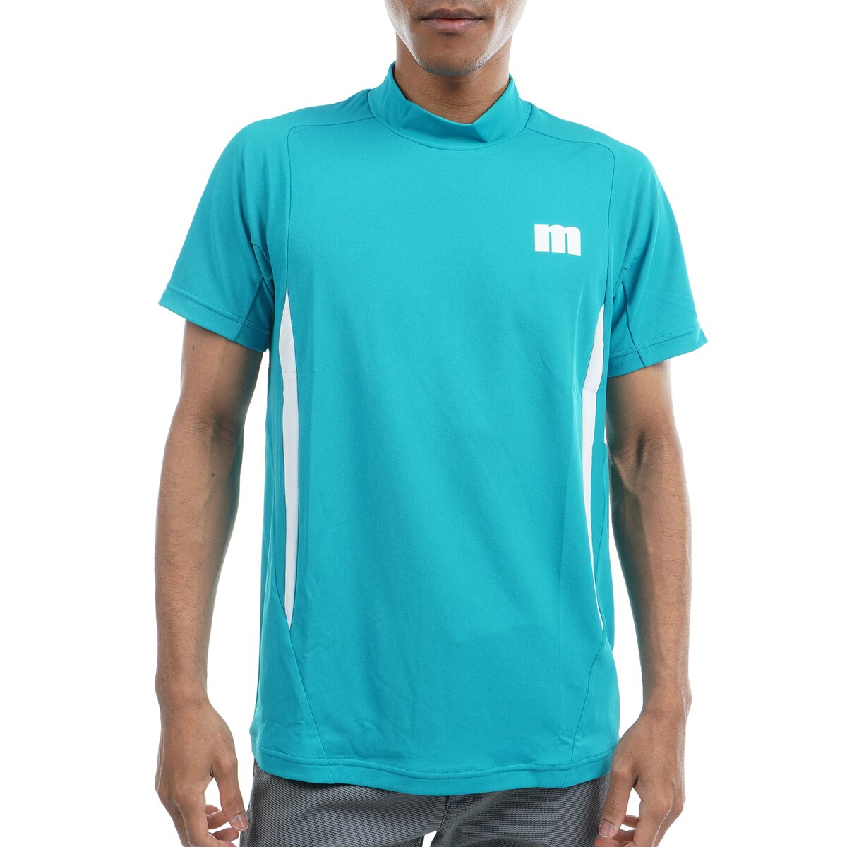 Munsingwear（M）半袖ポロシャツ　スポーツ　ゴルフ　ビックロゴ