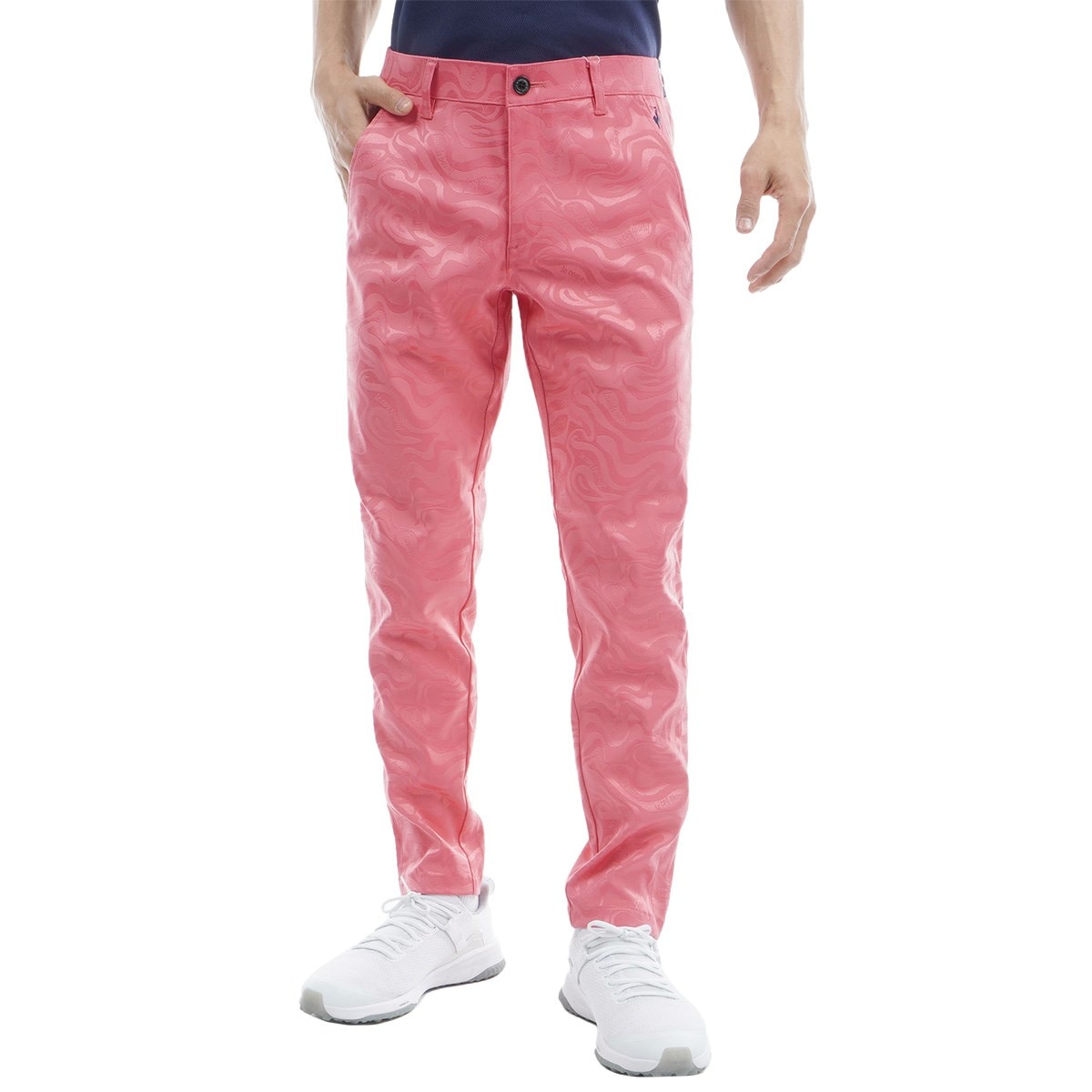 ピンク ハーフパンツ 6サイズLL ジャックバニー ゴルフ メンズウェア 新品