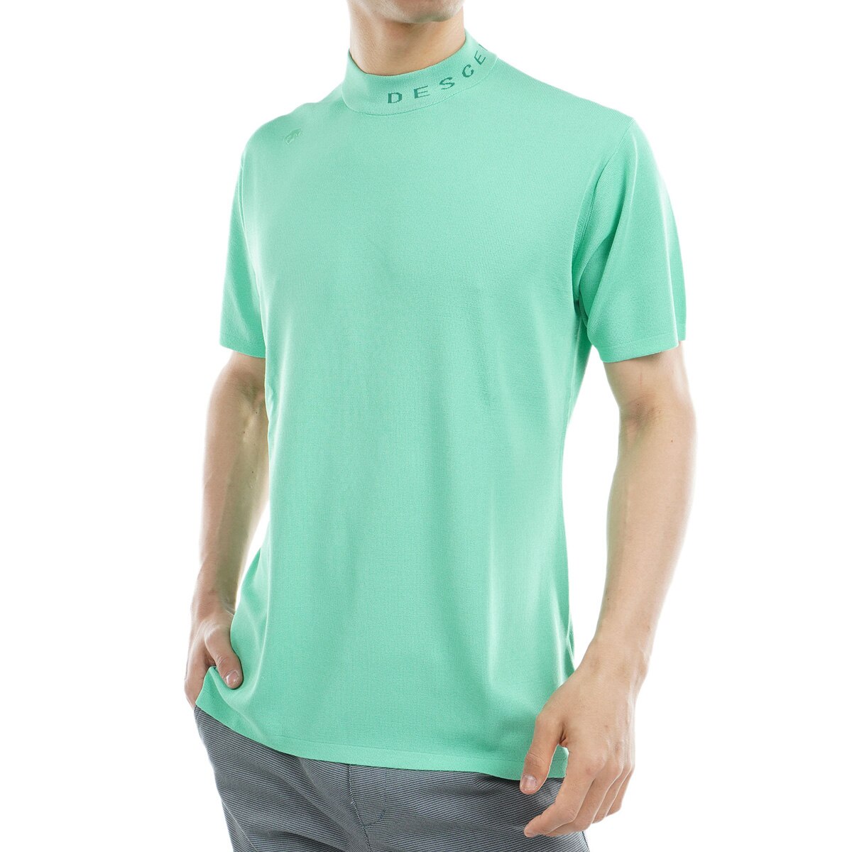 ジャックバニー ハーフジップシャツ 半袖 Tシャツ ネイビー サイズ2