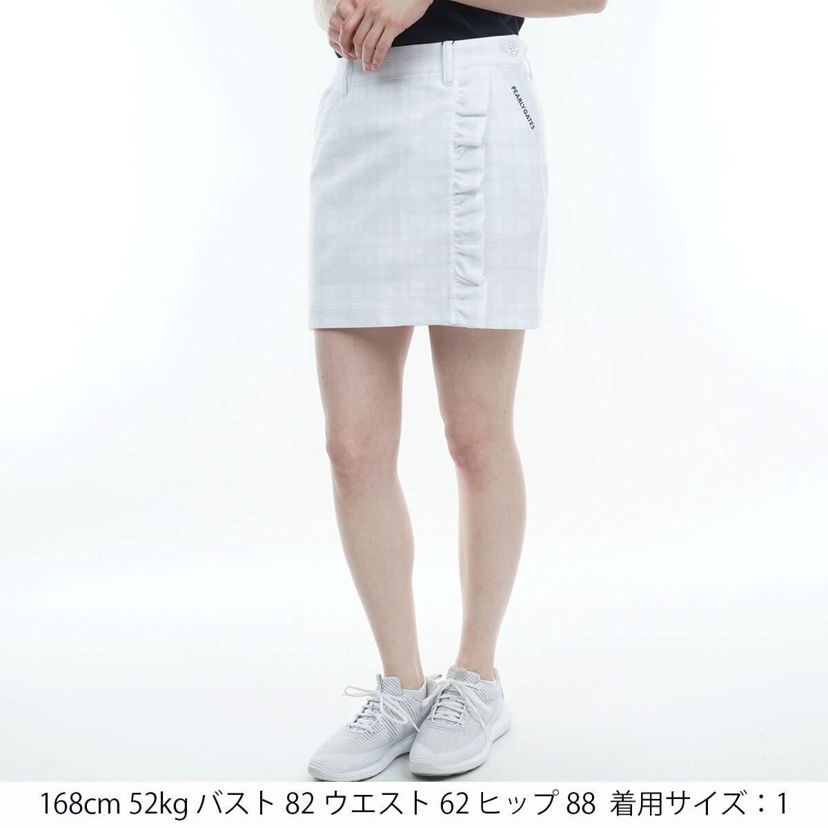 セール・アウトレット】TEXBRID 格子エンボススカート レディス