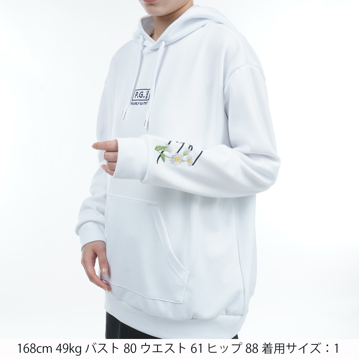 新品❣️パーリーゲイツ　PGG ダンボールニットパーカー　ゴルフウェア セール・アウトレット】ダンボールパーカー レディス(中間着