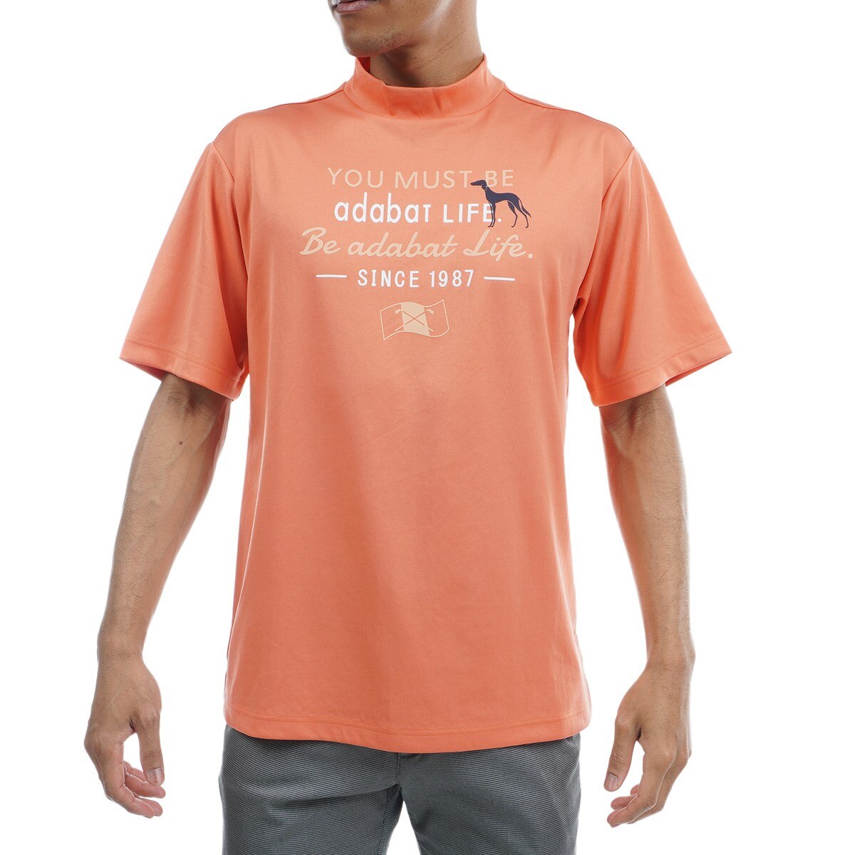 ダンスウィズドラゴン　サイズ2 オレンジ　ポロシャツ　ゴルフウェア　Mサイズ