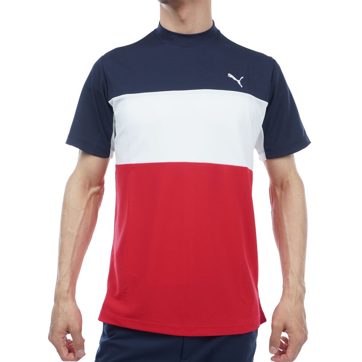 ブロック 半袖モックネックシャツ(半袖シャツ・ポロシャツ)|PUMA(プーマ) 622419の通販 - GDOゴルフショップ(0000699219)