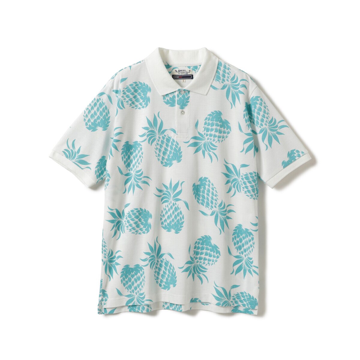 BEAMS GOLF SUN SURF ポロシャツXL SUNSURF × BEAMS GOLF 別注 パイン ポロシャツ(半袖シャツ・ポロシャツ