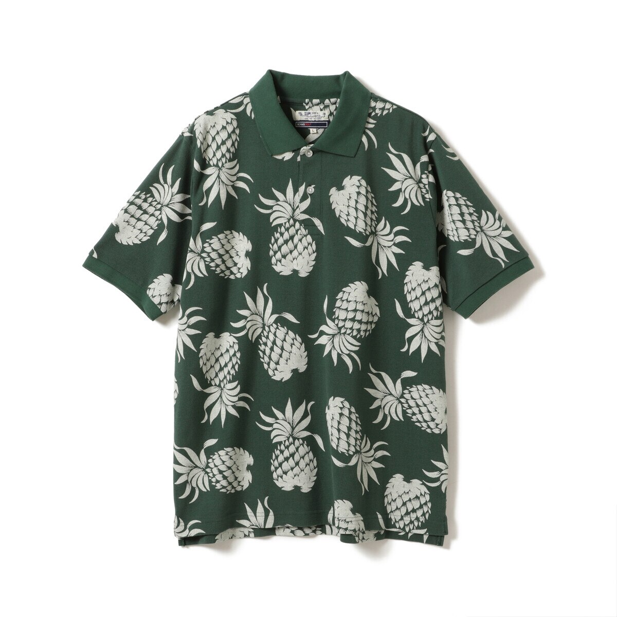 ビームスゴルフ BEAMS GOLF 半袖シャツ アロハ ポロ パイナップル柄 SUNSURF × BEAMS GOLF 別注 パイン ポロシャツ(半袖シャツ