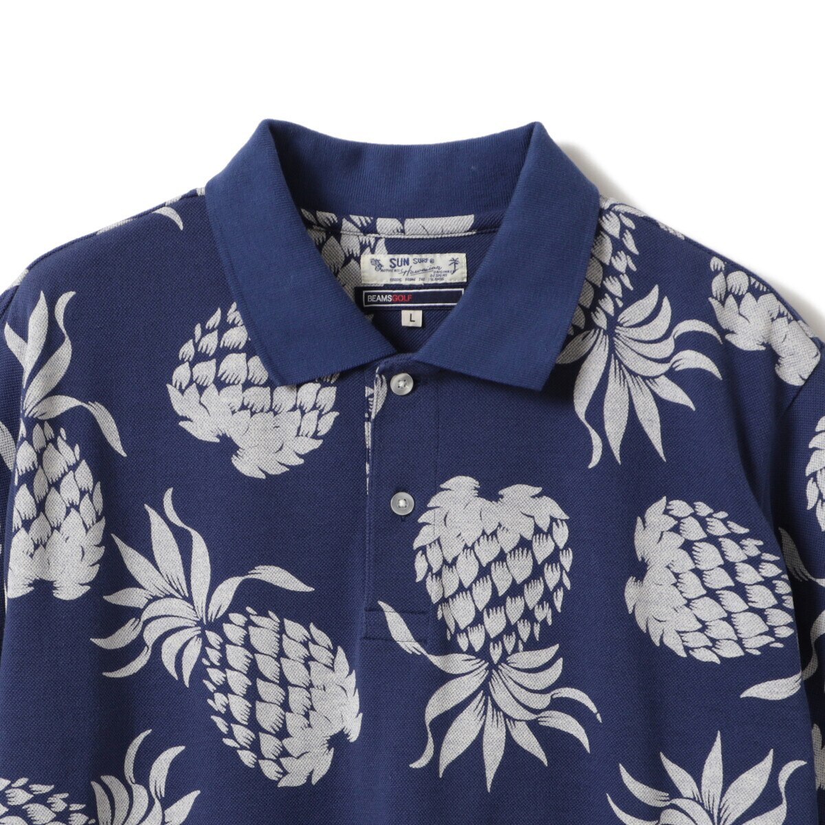 SUNSURF × BEAMS GOLF 別注 パイン ポロシャツ(半袖シャツ