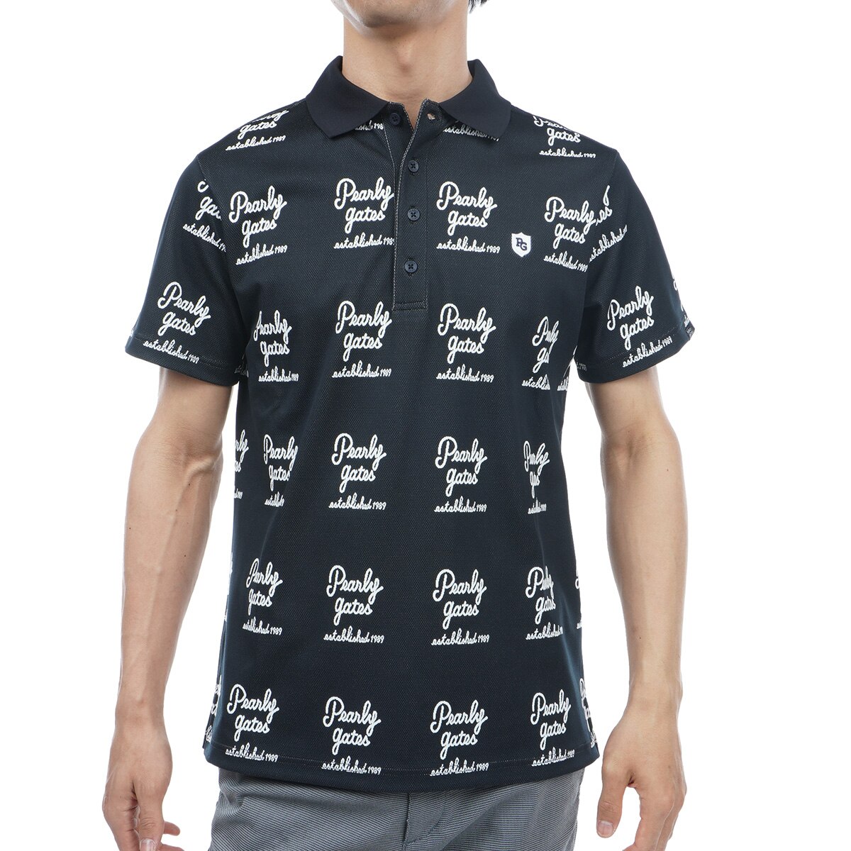 口コミ・評価｜筆記体ロゴジャカード 半袖ポロシャツ（半袖シャツ