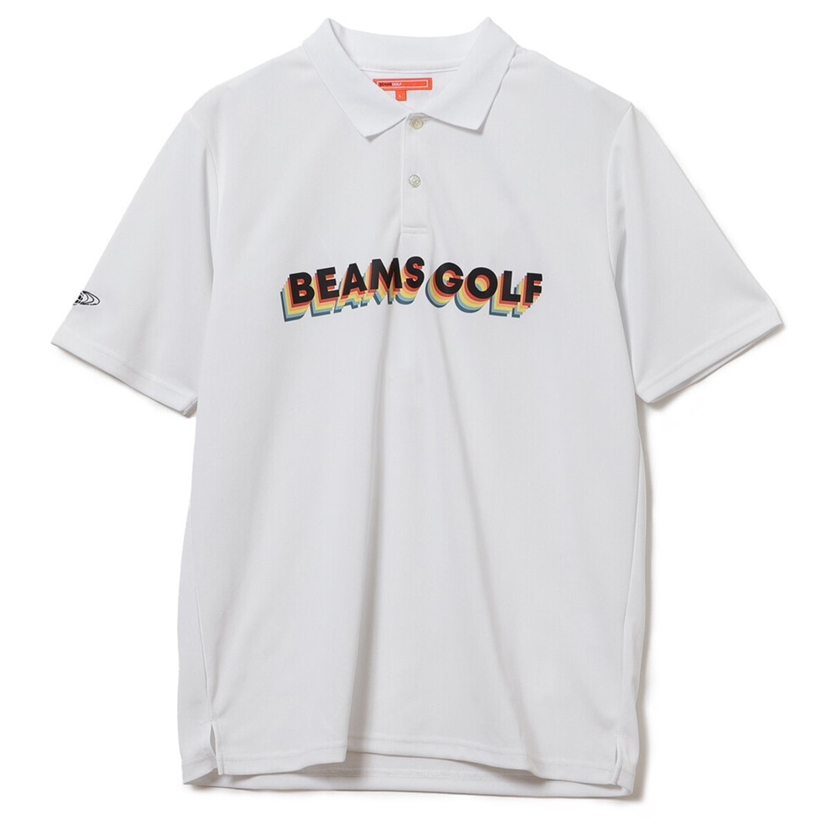 BEAMS GOLF ORANGE LABEL グラデーション ロゴ ストレッチ半袖