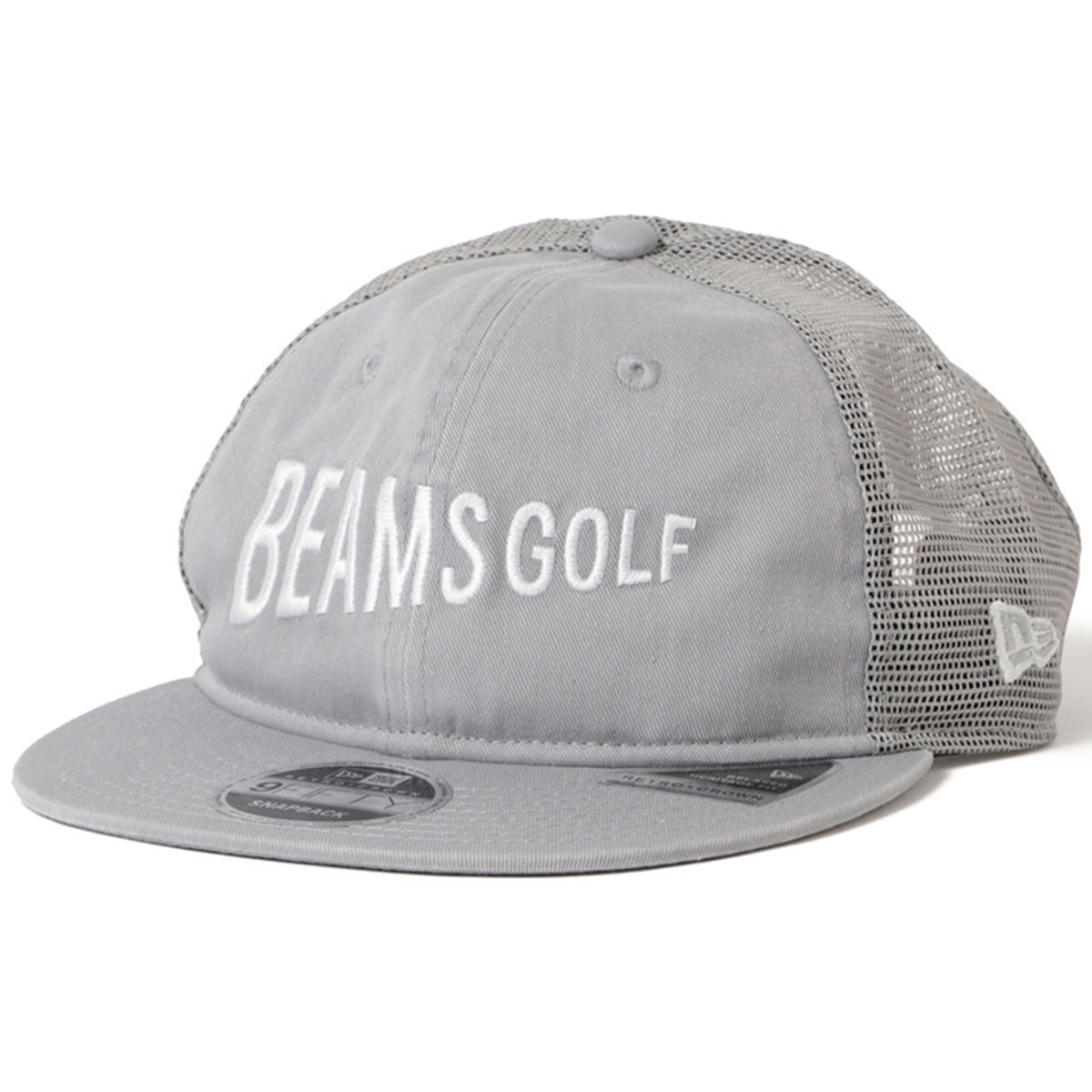 NEW ERA × BEAMS GOLF 別注 9FIFTY レトロクラウンメッシュ キャップ(帽子)