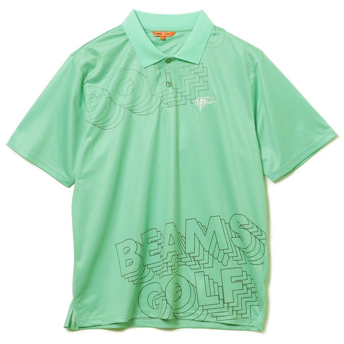 BEAMS GOLF ORANGE LABEL ビッグ スタッグロゴ ポロシャツ(半袖シャツ 