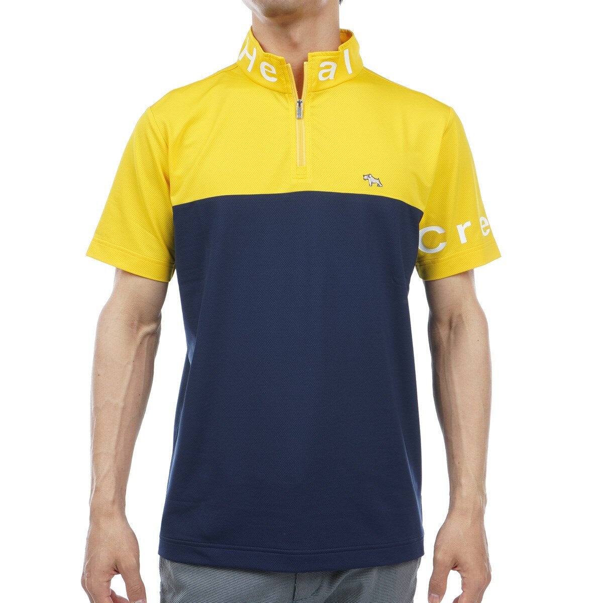 値下げポロシャツ　ルコック ゴルフ　Sサイズ　UVケア機能　イエロー　黄色　新品