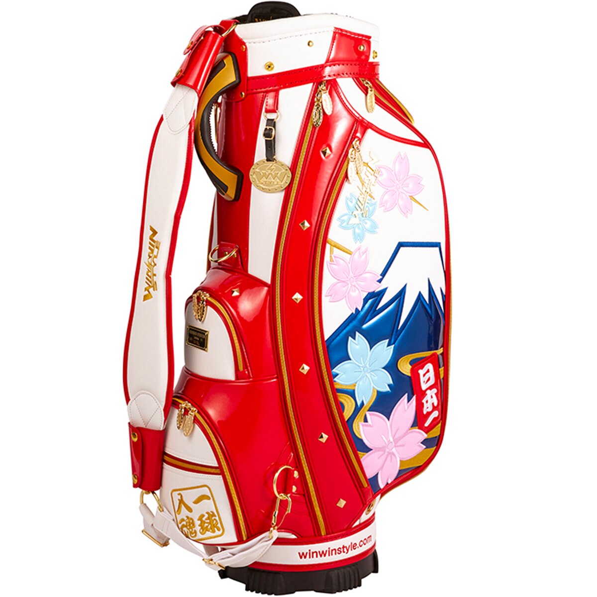 WinWinStyle ゴルフバッグ キャディバッグ ピンク ホワイト 楽天市場】キャディバッグ ウィンウィン（カラーピンク）（バッグ