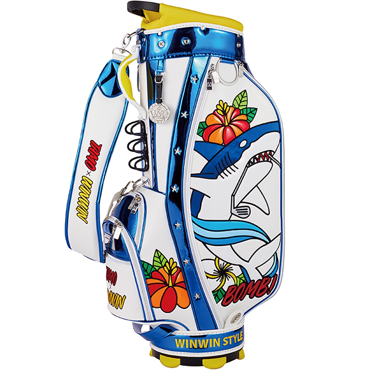 ALOHA SHARK LEM キャディバッグ(【男性】キャディバッグ