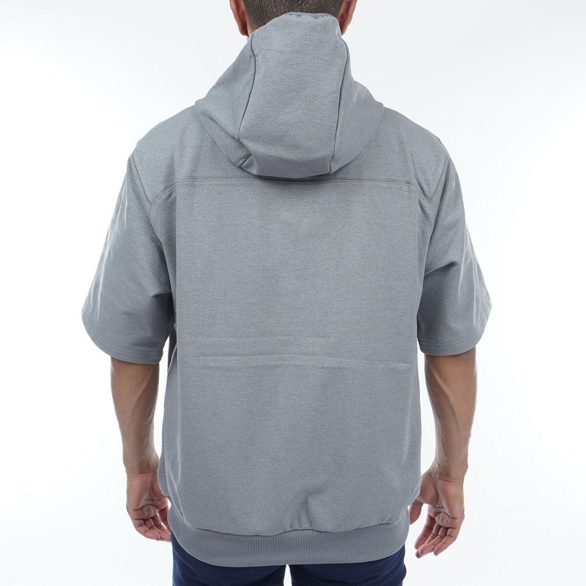 エアリーフレンチテリー ストレッチ 5分袖プルパーカー(中間着