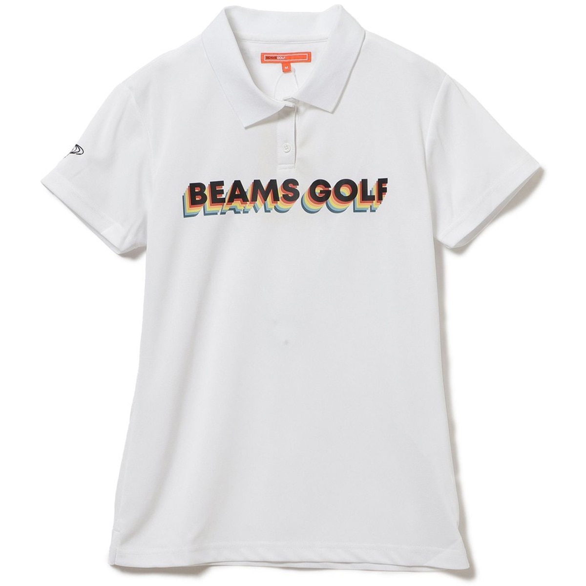 BEAMS GOLF ORANGE LABEL グラデーション ロゴ ポロシャツ レディス