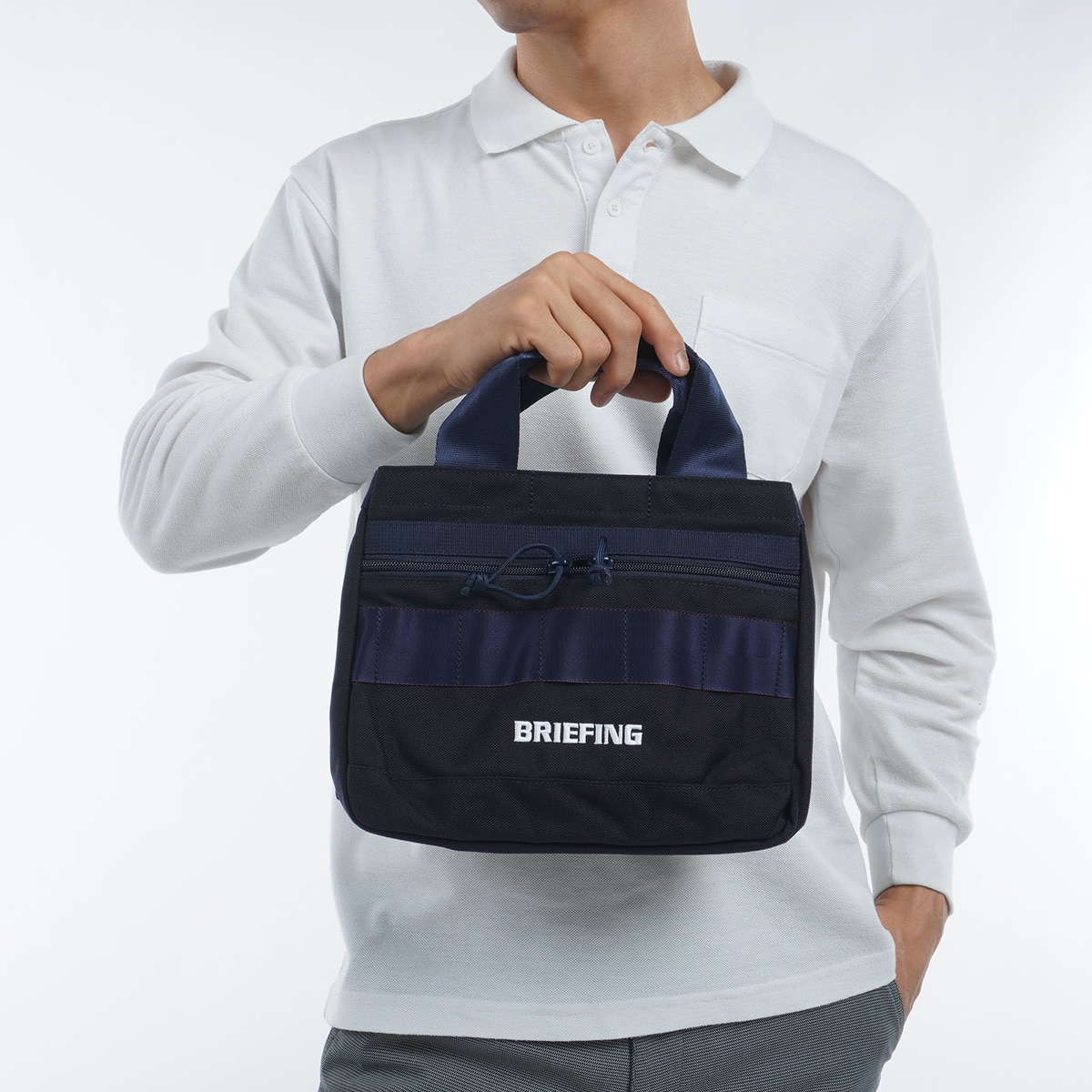 1000D TURF カートトートバッグ(ラウンドバッグ)|BRIEFING