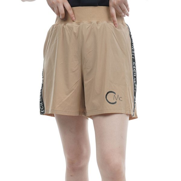 ロゴテープ ナイロンショートパンツ レディス(ハーフパンツ)|CECIL 
