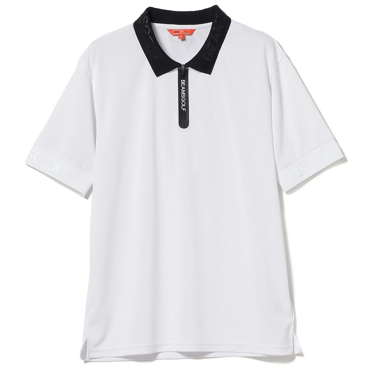 BEAMS GOLF ORANGE LABEL エンボスロゴ ハーフジップポロシャツ(ポロシャツ)