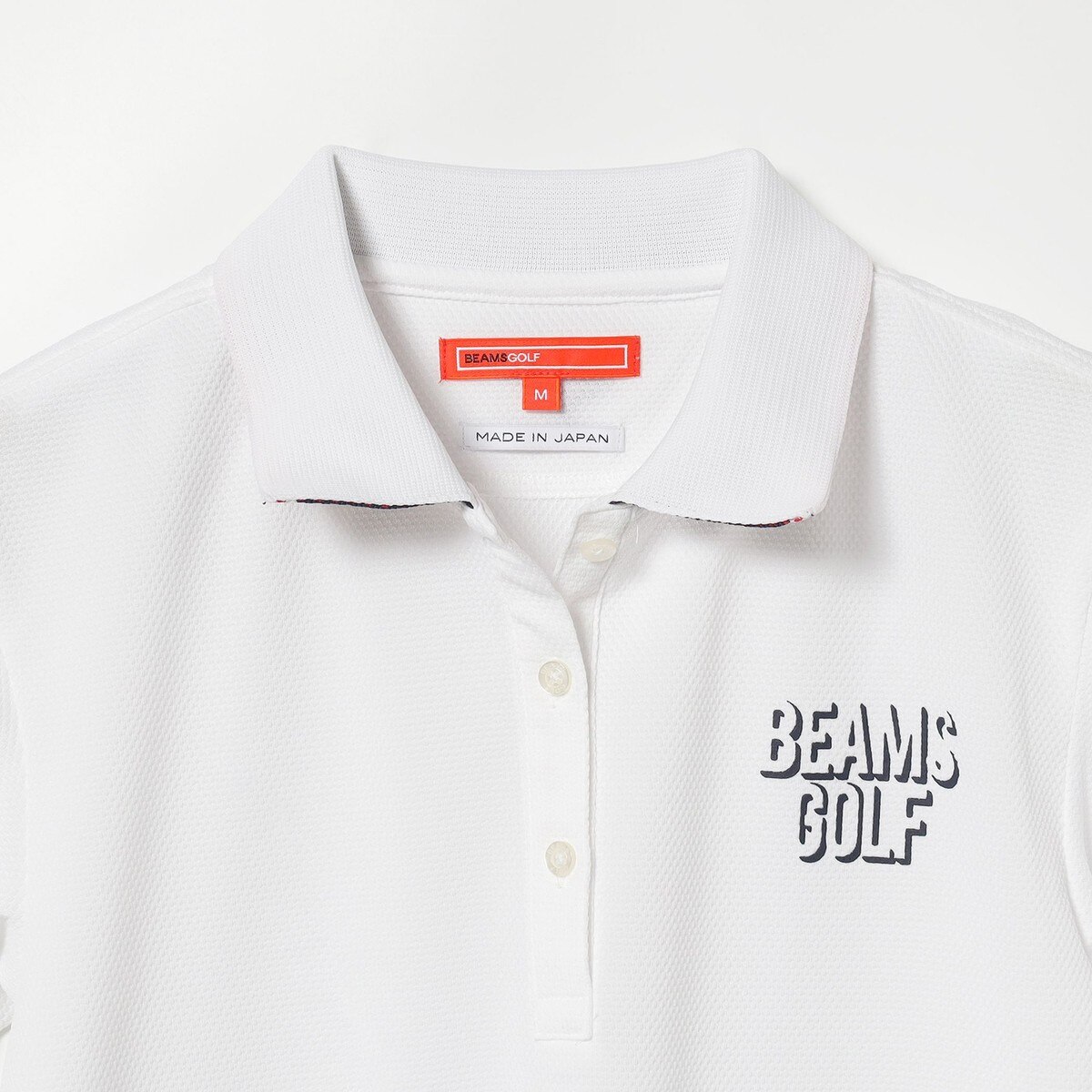 BEAMS GOLF ORANGE LABEL 襟裏 ロゴ ポロシャツ 2023SS レディス