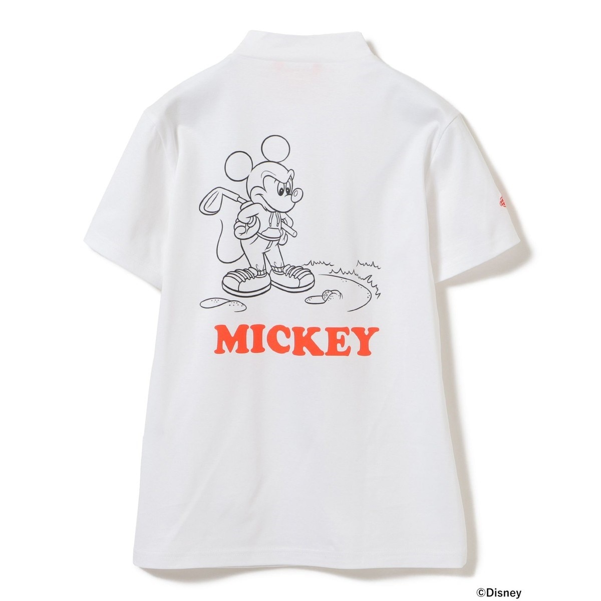 BEAMS GOLF ORANGE LABEL Disney(ディズニー) モックネックシャツ