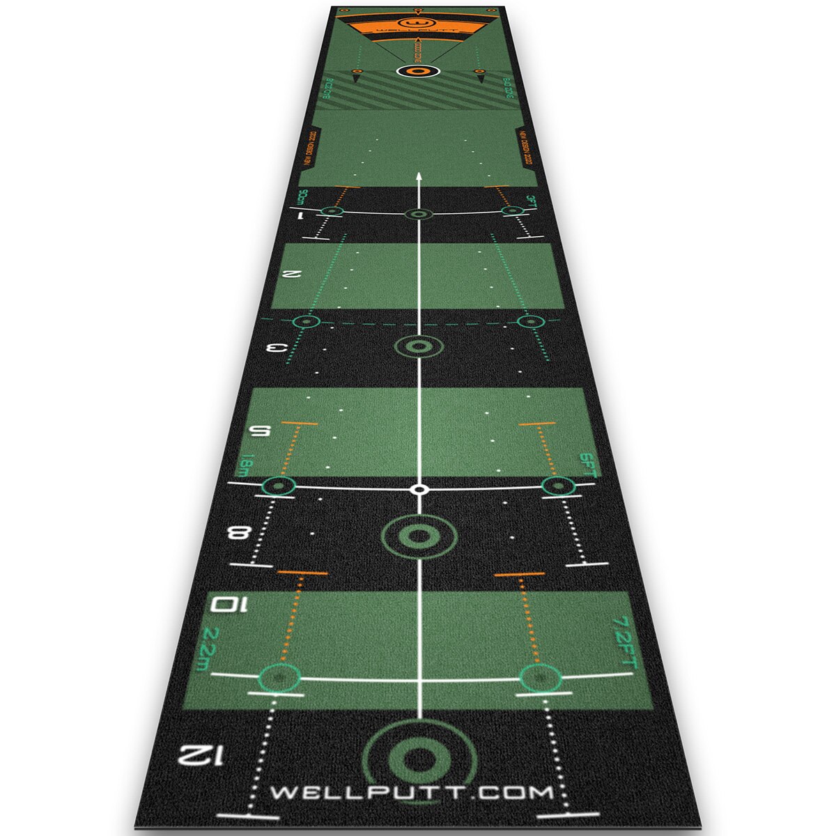 WELLPUTT パッティングマット　ゴルフ　パター　練習　3メートル 日本正規品 メインモデル Wellputtマット3m ゴルフ パター 練習