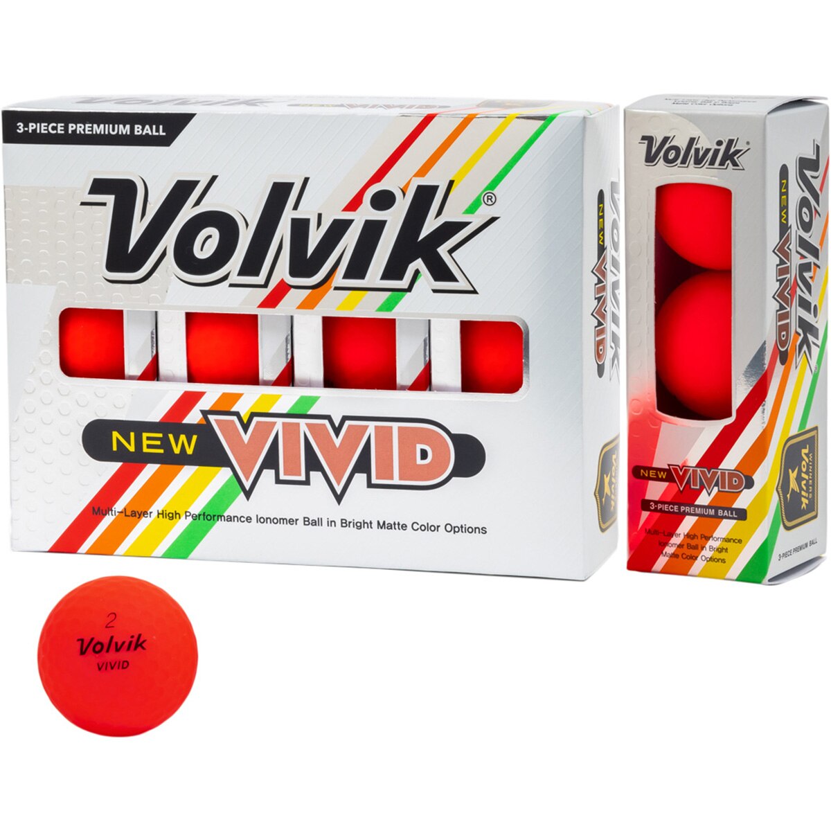 VIVID P ボール(ボール（新品）)|Volvik(ボルビック) VV5PNA04の
