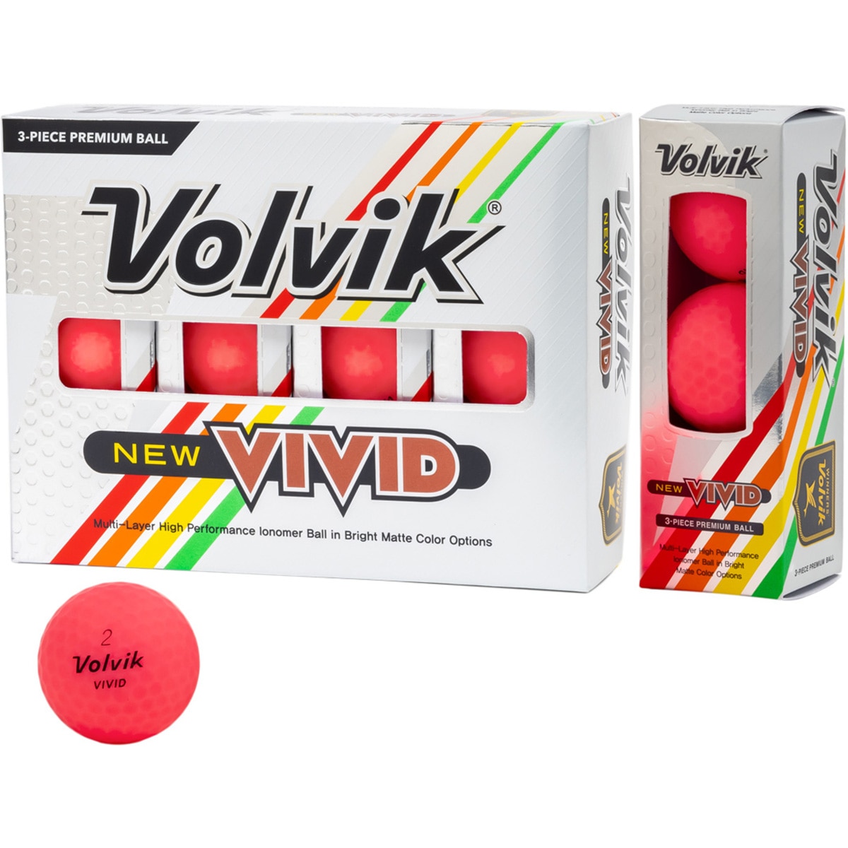 VIVID P ボール(ボール（新品）)|Volvik(ボルビック) VV5PNA04の