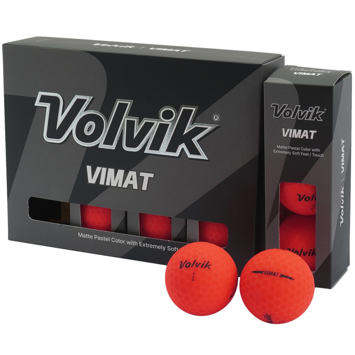 ボルビック Volvik VIMAT P ボール 1ダース(12個入り) レッド 70