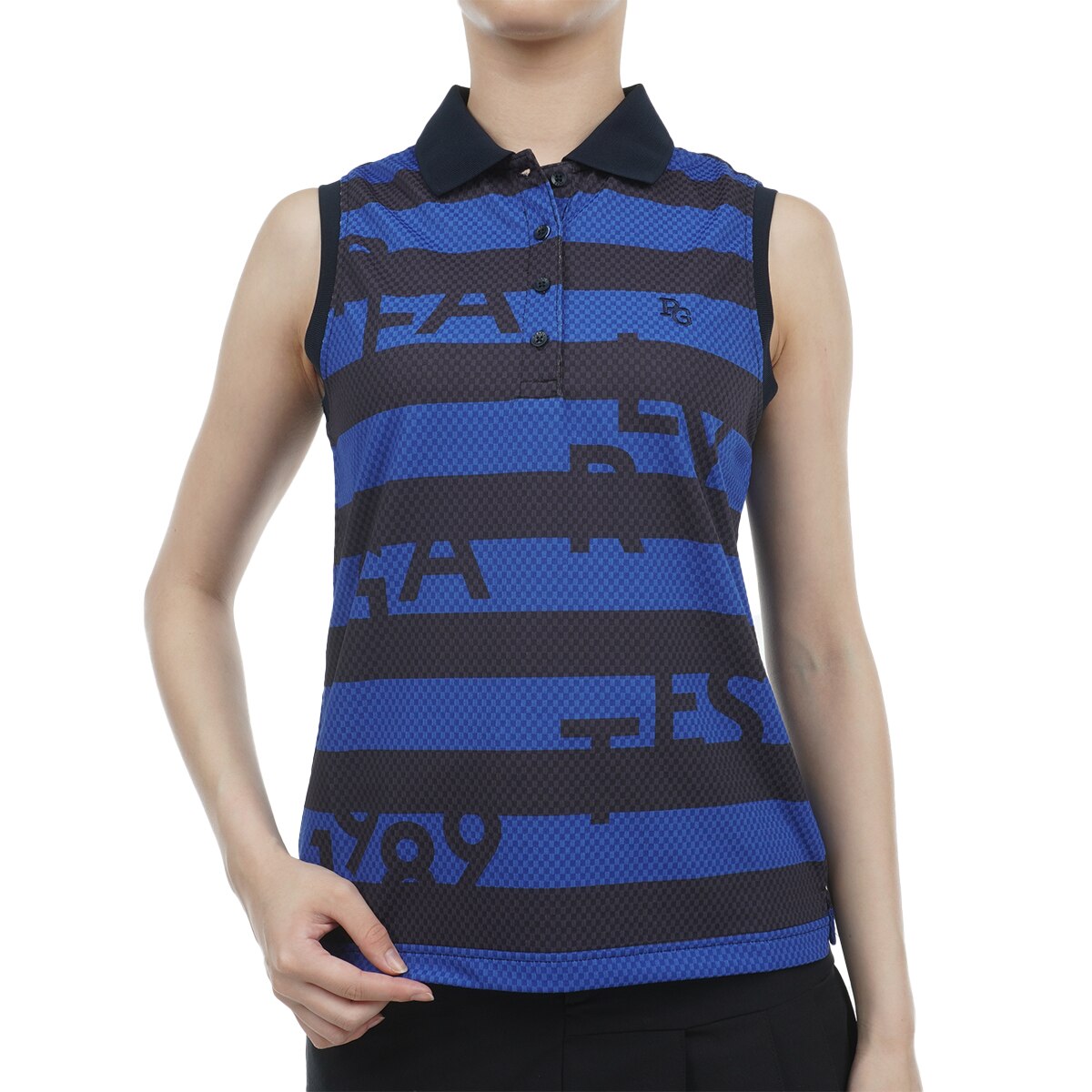 セール・アウトレット】トライクールサッカーチェック ボーダー×ロゴ柄