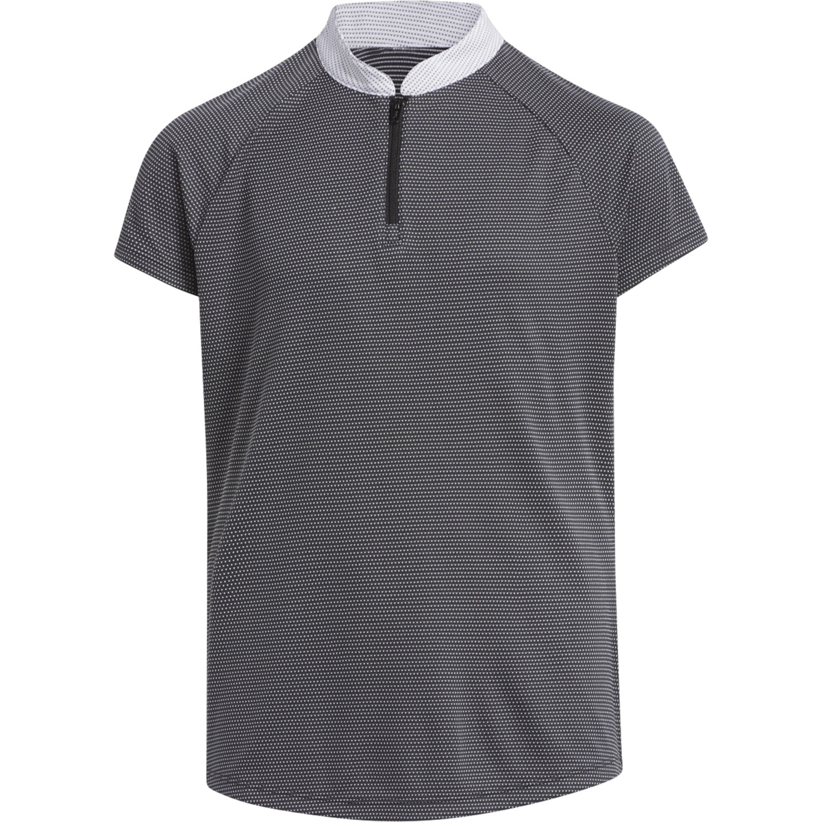 セール・アウトレット】GIRLS ハーフジップ半袖ポロシャツ(半袖シャツ