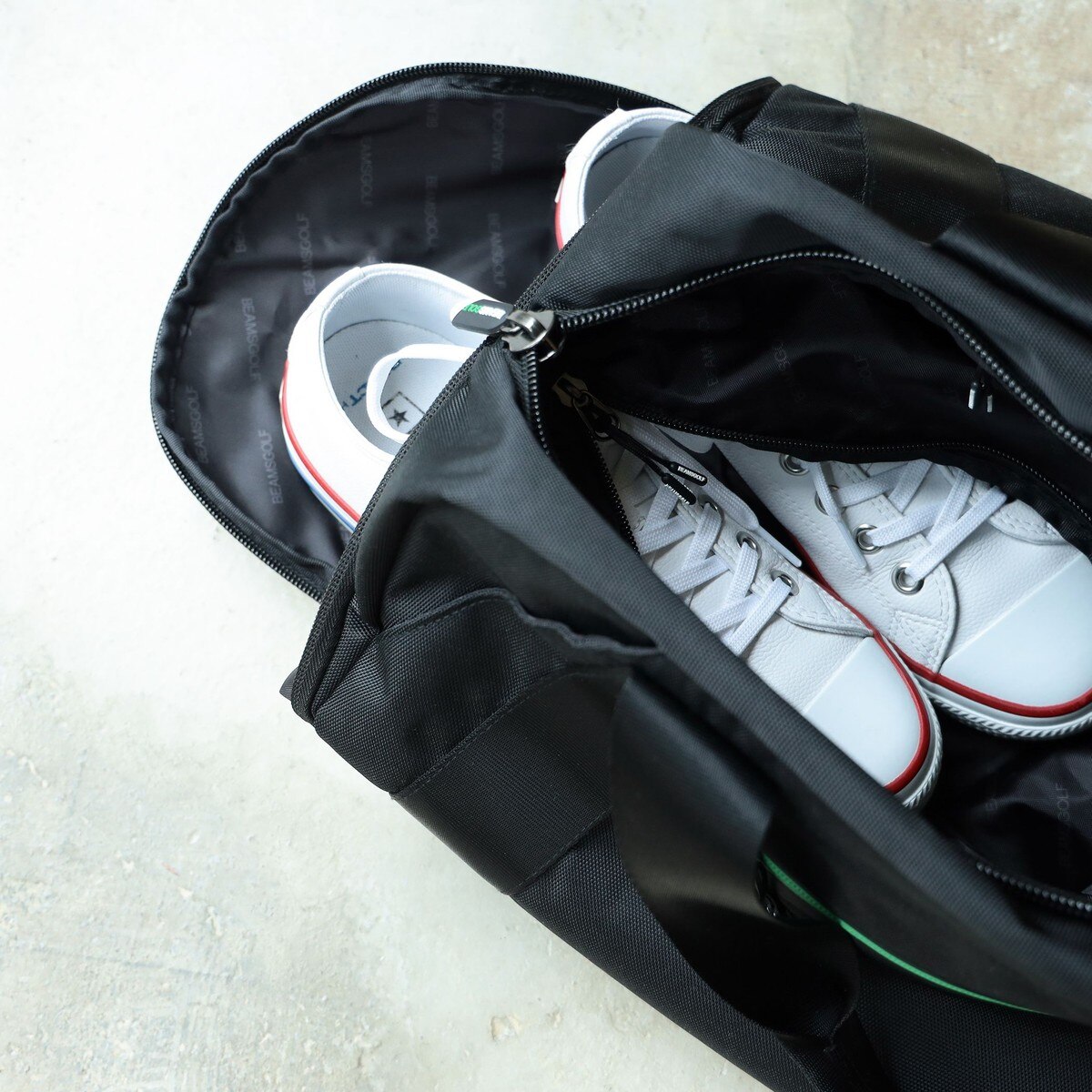 【BEAMS GOLF】シューズ収納付き＊ボストンバッグ BEAMS GOLF｜【ロングセラー/一体型】シューズケース付き