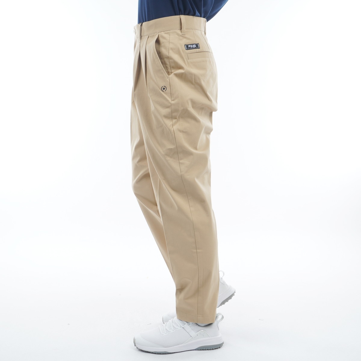 セール・アウトレット】ツータックテーパードパンツ(ロング