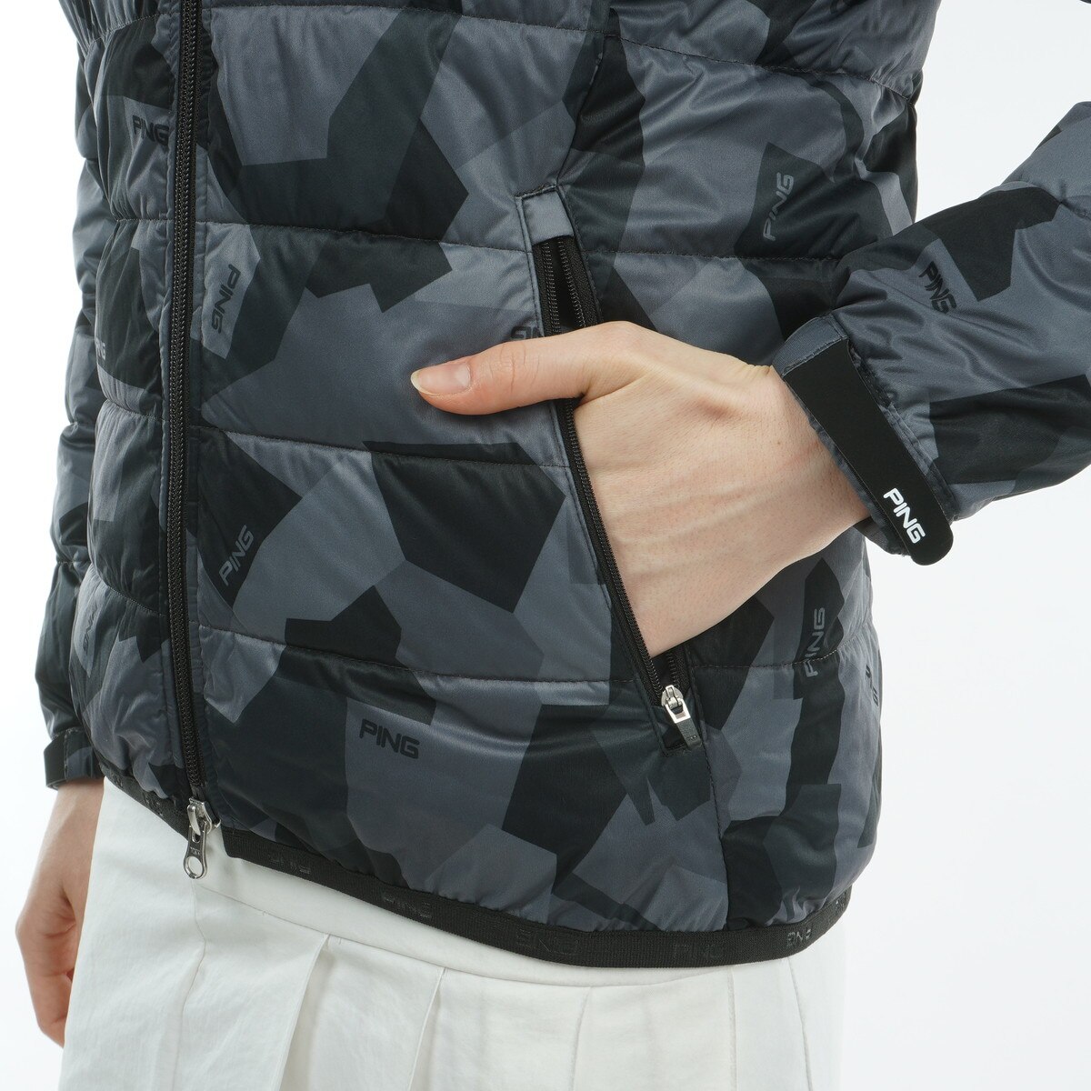 セール・アウトレット】Arizona rock camo柄 中綿ブルゾン レディス